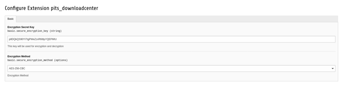 configuration plugin