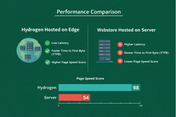 Performance comparison between Shopify theme and Shopify headless storefront
