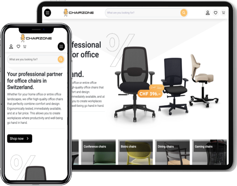Chairzone Mobile Tab