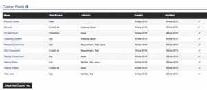 Creating a custom field in PractiTest