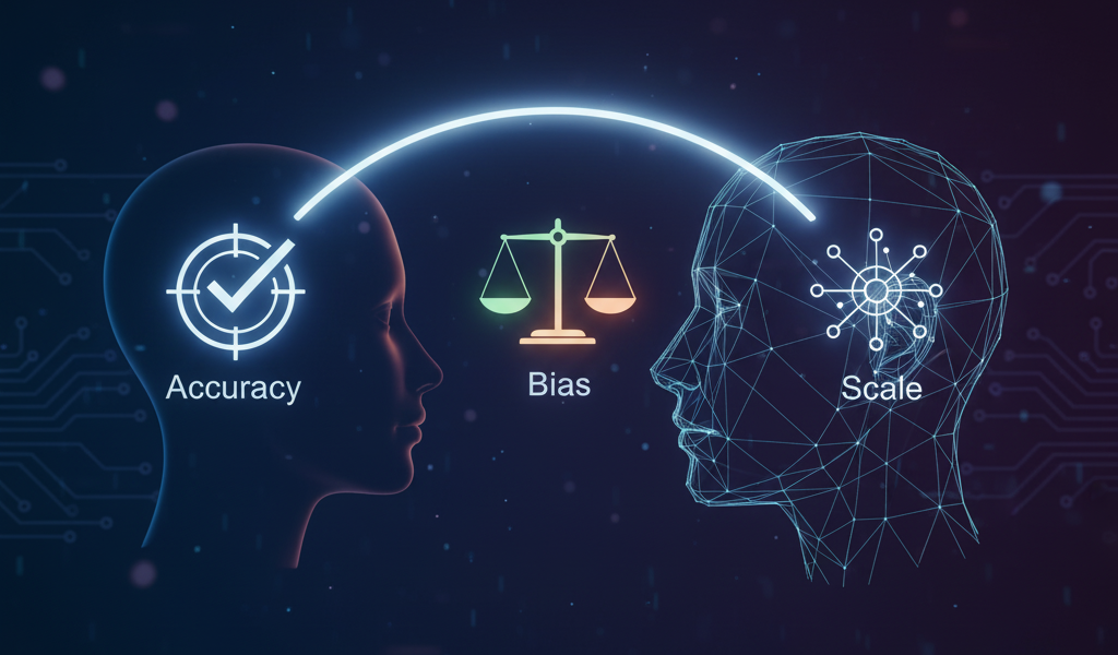 The Three Pillars of AI Testing: Accuracy, Bias, and Scale 