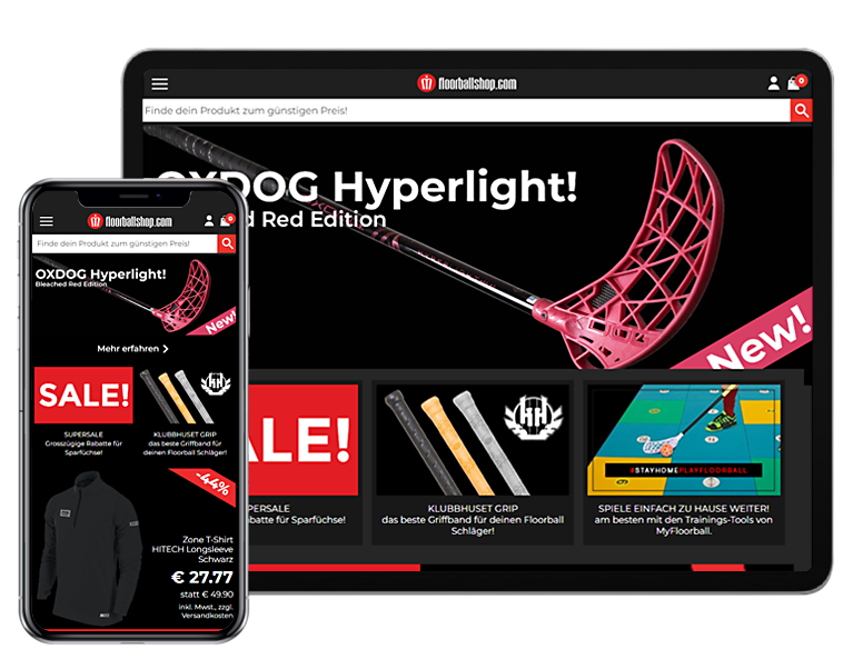 floorball tab and desktop